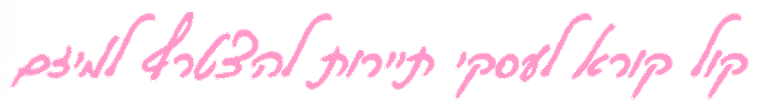 קול קורא לעסקי תיירות להצטרף למיזם